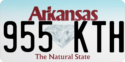 AR license plate 955KTH