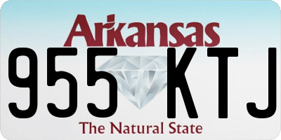 AR license plate 955KTJ