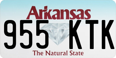 AR license plate 955KTK