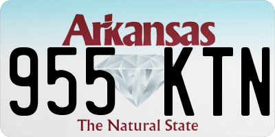 AR license plate 955KTN