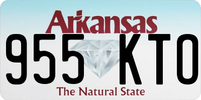 AR license plate 955KTO