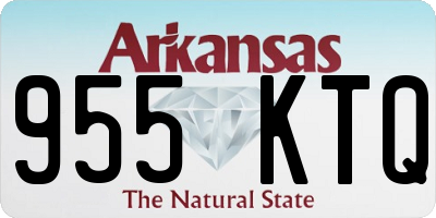 AR license plate 955KTQ