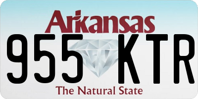 AR license plate 955KTR