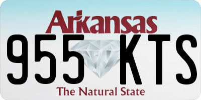 AR license plate 955KTS