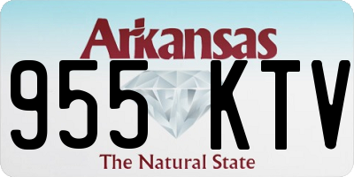 AR license plate 955KTV