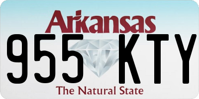 AR license plate 955KTY