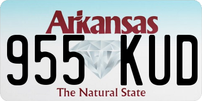 AR license plate 955KUD
