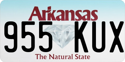 AR license plate 955KUX