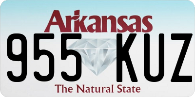 AR license plate 955KUZ