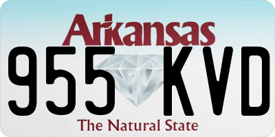 AR license plate 955KVD