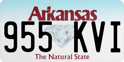 AR license plate 955KVI