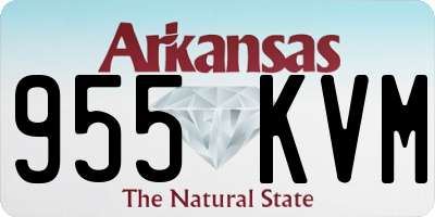 AR license plate 955KVM