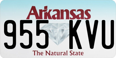 AR license plate 955KVU