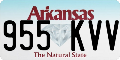 AR license plate 955KVV