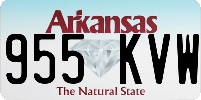 AR license plate 955KVW