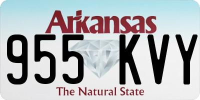 AR license plate 955KVY