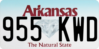 AR license plate 955KWD