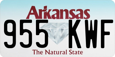 AR license plate 955KWF