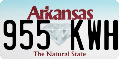 AR license plate 955KWH