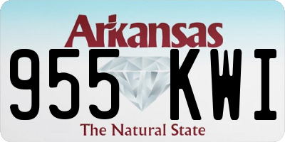 AR license plate 955KWI