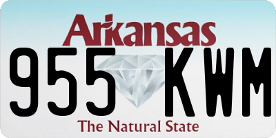 AR license plate 955KWM