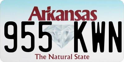 AR license plate 955KWN