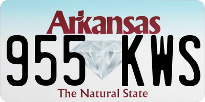 AR license plate 955KWS