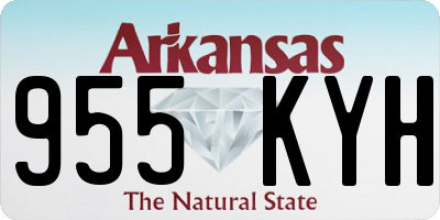AR license plate 955KYH
