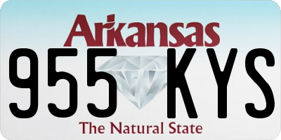 AR license plate 955KYS