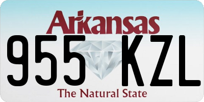 AR license plate 955KZL