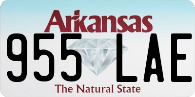 AR license plate 955LAE