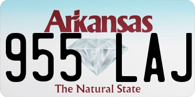 AR license plate 955LAJ