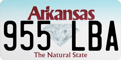 AR license plate 955LBA