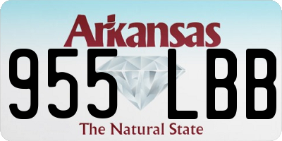 AR license plate 955LBB
