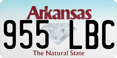 AR license plate 955LBC