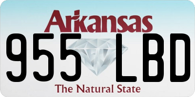 AR license plate 955LBD