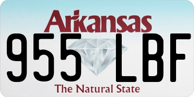AR license plate 955LBF
