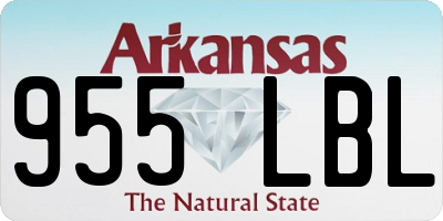 AR license plate 955LBL