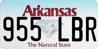 AR license plate 955LBR
