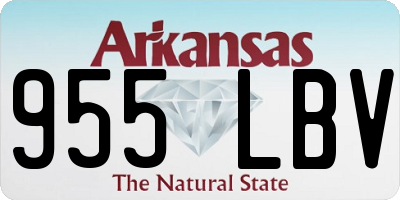 AR license plate 955LBV
