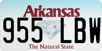 AR license plate 955LBW