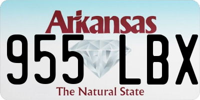 AR license plate 955LBX