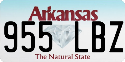 AR license plate 955LBZ