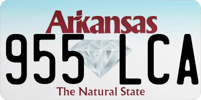 AR license plate 955LCA