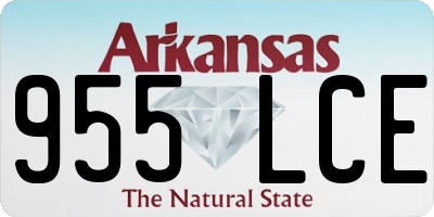 AR license plate 955LCE