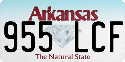 AR license plate 955LCF