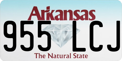 AR license plate 955LCJ