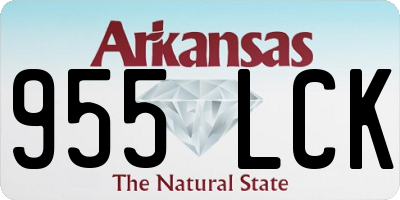 AR license plate 955LCK