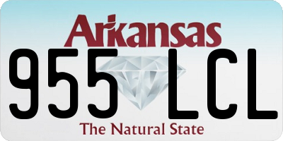 AR license plate 955LCL