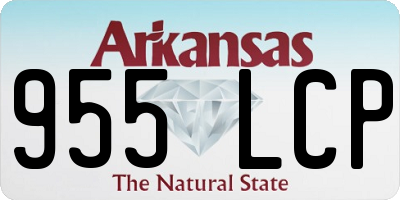 AR license plate 955LCP